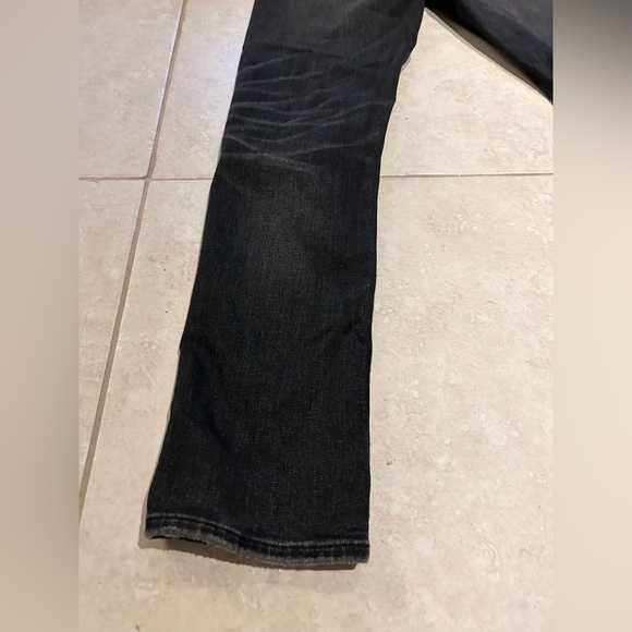 American eagle 36x34 men’s black ripped skinny jeans - Picture 10 of 12